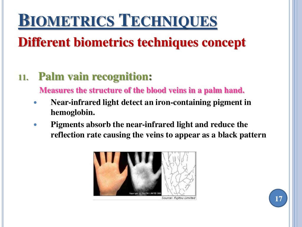 Biometrics techniques