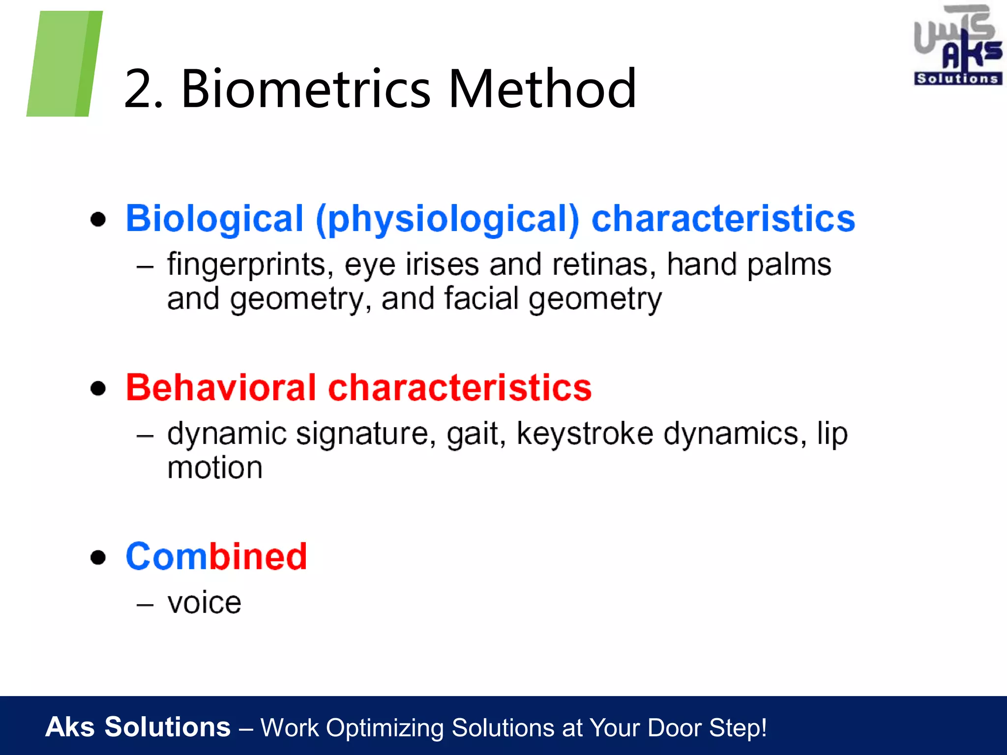 Biometric Technology Introduction | PPT