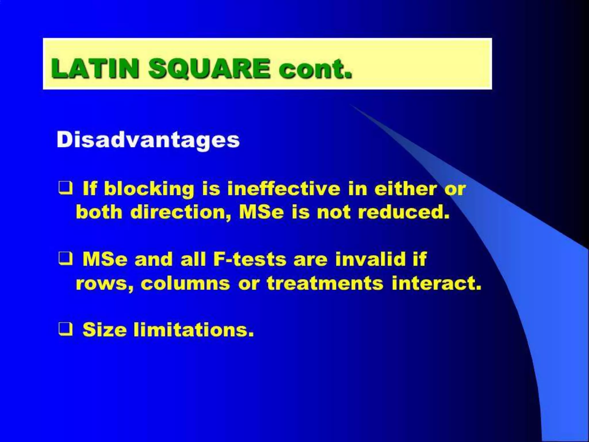 Conclusion
1. In natural selection, if selection is against H is
conducted, then q will increase or decrease
depending on q and s, and q will remain
constant at q = ½
2. In selection for H, no gene will be lost or
eliminated and the rate of gene frequency
depends on the initial gene frequency and
selection coefficients
3. For selection against recessive, the recessive
will be lost very fast, if the initial frequency is
high and vice versa.
 