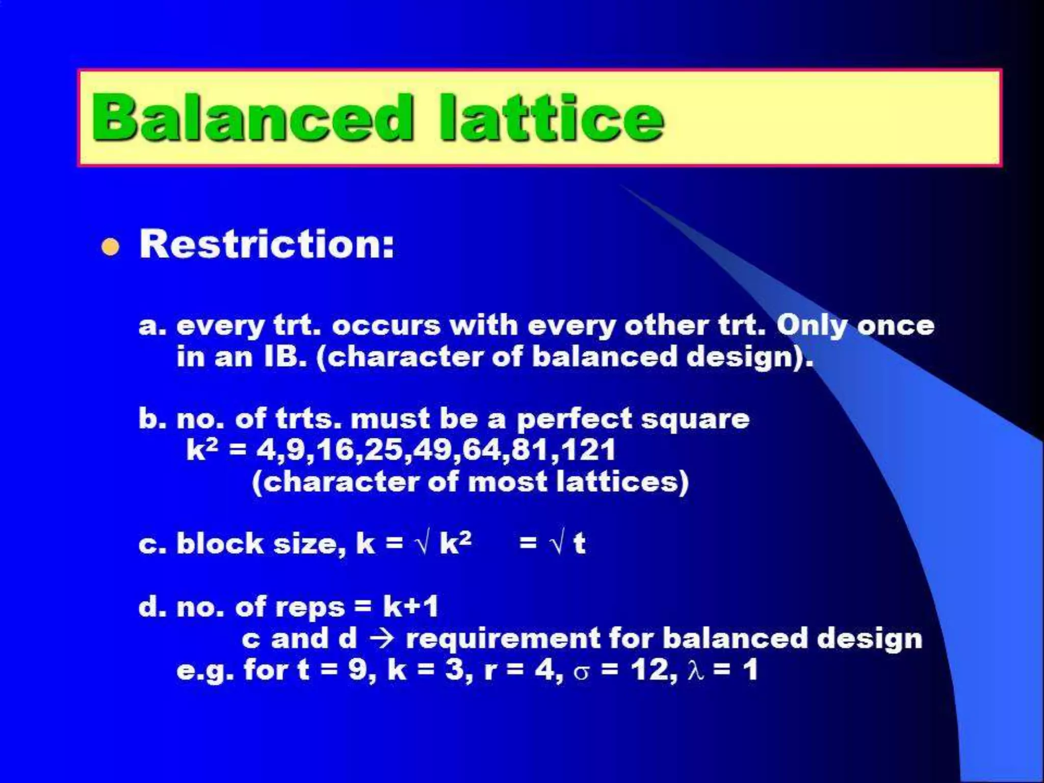 Characteristics of Idealised Population
1. Mating only occurs among individuals within a line.
= No migration between lines.
2. Generations do not overlap among each other.
3. Number of individuals in each line is the same, = N
4. Random mating among individuals within lines.
5. No selection or mutation at any level.
 