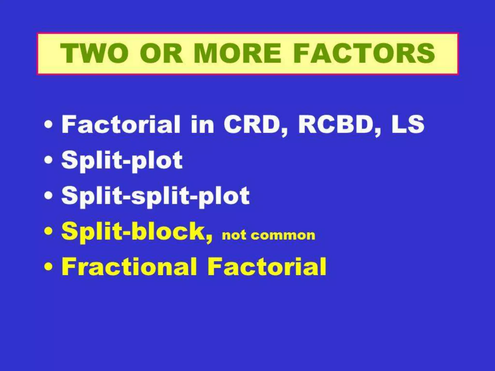 Population Mean
In a population, population mean is product of the above genotypic
values, after the effects of all loci controlling the trait is combined. i.e.
when every genotypic value is multiplied with its frequency, and then
total for all three genotypes taken.
Genotype Frequency Value Frequency x Value
A1A1 p2 +a p2a
A1A2 2pq d 2pqd
A2A2 q2 -a -q2a
Population Mean = a(p - q) + 2dpq
 