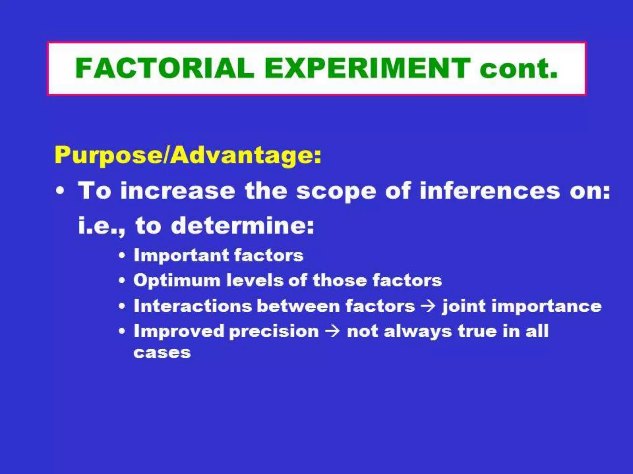 Population Mean
• The value is the product of gene
contribution from all/many loci, effect of
combination = population mean.
• Assume here that they all combine
additively,
M = a(p - q) + 2dpq
 