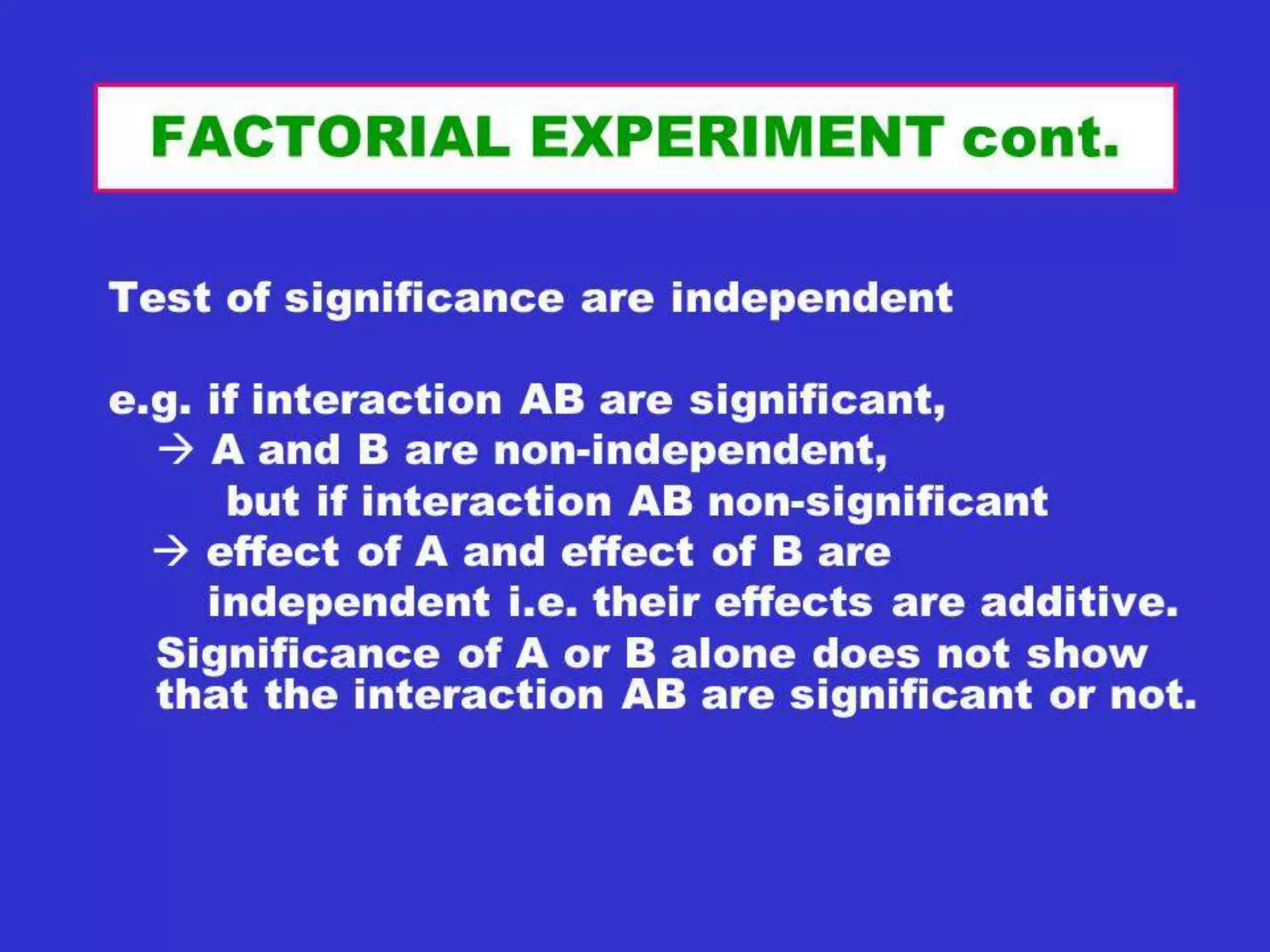 Breeding Value
population
X
A
• If a certain individual is mated with a group of individuals at random
from a population,
• Breeding value = 2 x the average deviation of the progenies from
the population mean.
• In the context of average effects, the breeding value of an individual
= total average effects of the genes it carries, summed up for all
pairs of genes (alleles) at every locus, for all loci involved.
XXXXXXXX
XXXXX
 