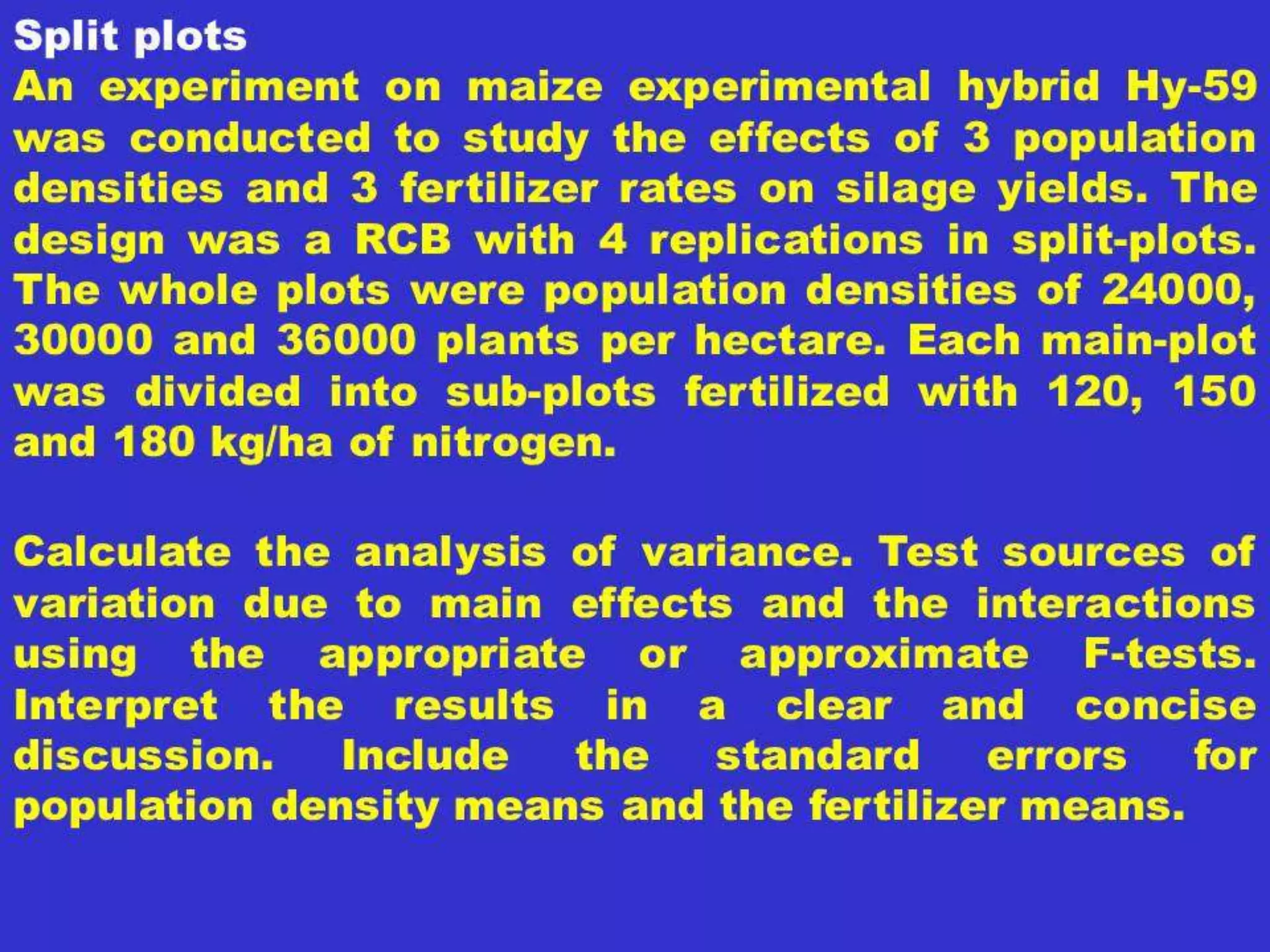 Diallel Analysis cont.
d. E.g. A and E are more different
from each other genetically
because their points are far apart
on the graph, as compared to e.g.
D and E.
e. All points within the parabola -
parabola limits the values of the
coordinates.
 