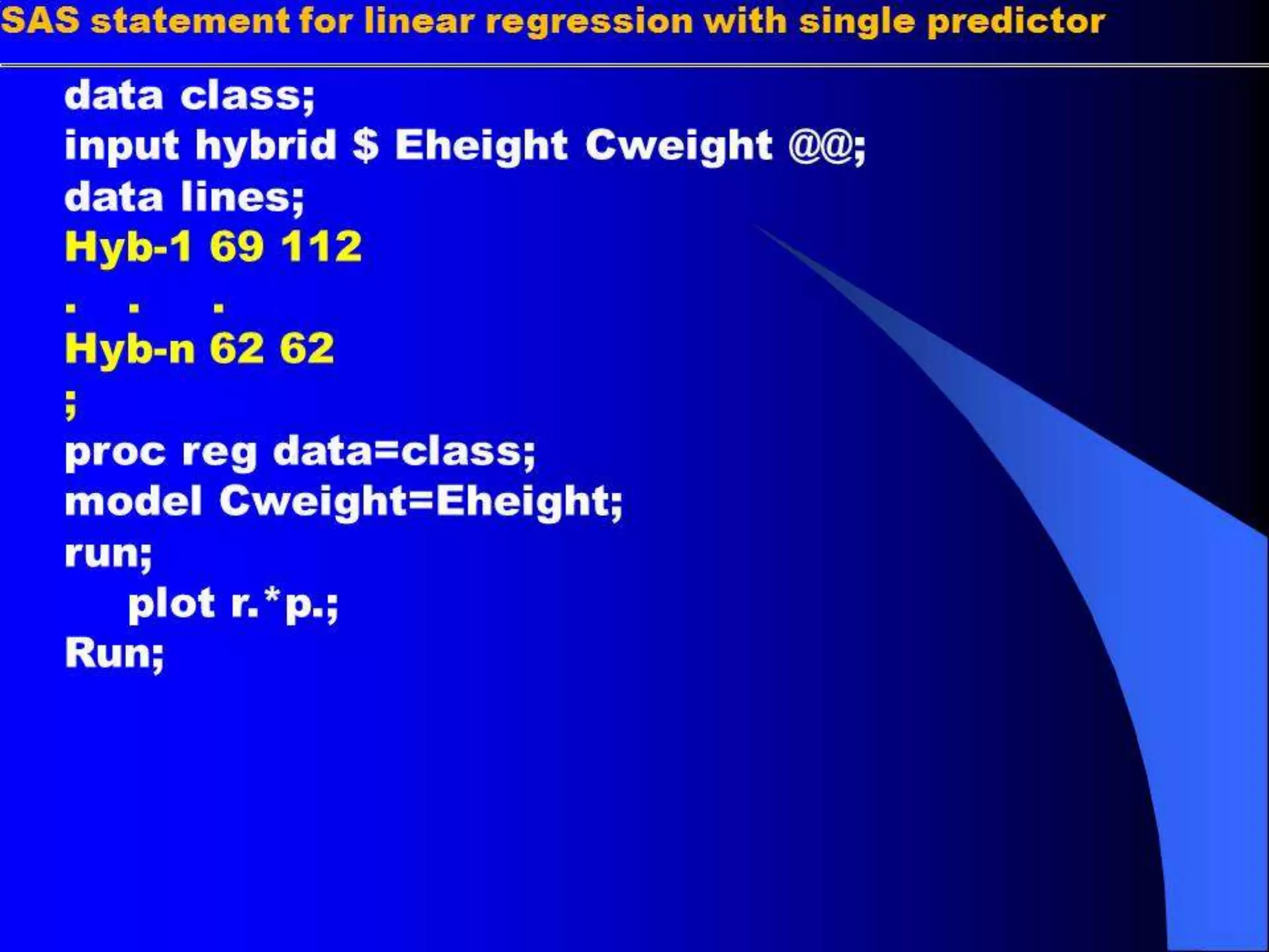 Design I
Uses:
• to estimate genetic components of variance
• to estimate degree of dominance
• to calculate gain from selection.
 