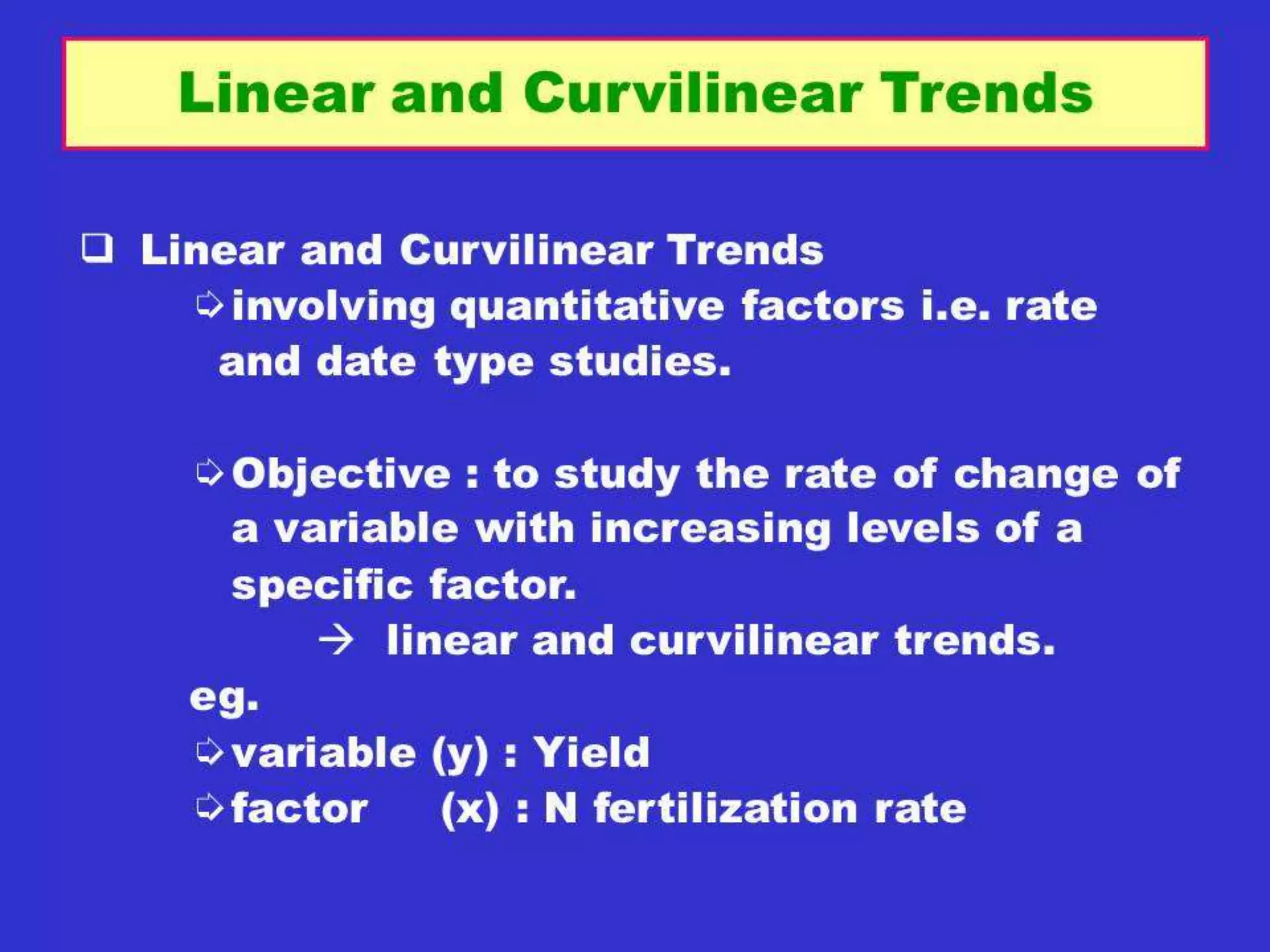 Design-III: Uses
2. In determining which generation
to use, i.e F2, F4, etc, depends on
the presence or absence of linkage
– the stronger the linkage, the more
advance is the generation required.
 