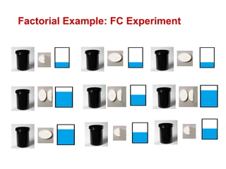 Factorial Example: FC Experiment
 