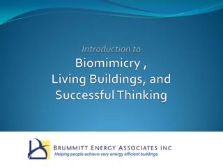 Helping people achieve very energy efficient buildings
 