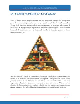 LA DIETA DE 3 SEMANAS- MANUAL DE INTRODUCCIÓN
 