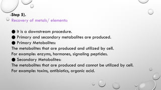 BIOMINING OF METALS in ENVIRONMENTAL MICROBIOLOGY | PPTX