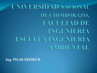 Ing. PILAR FREIRE R.
 