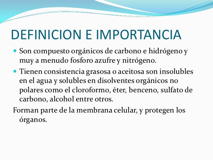 DEFINICION E IMPORTANCIA<br />Son compuesto orgánicos de carbono e hidrógeno y muy a menudo fosforo azufre y nitrógeno.<br...
