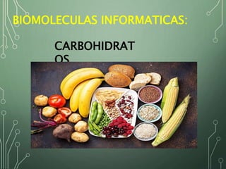 BIOMOLECULAS INFORMATICAS:
CARBOHIDRAT
OS
 