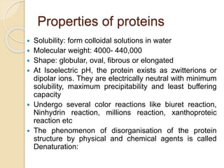 Biomolecules amino acids and proteins | PPTX