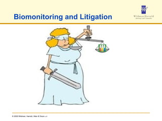 Biomonitoring and Litigation  