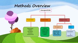 Methods Overview
Nanoparticles
 