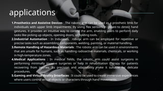 Design and Implementation of a Human-Controlled Bionic Arm Using Flex ...