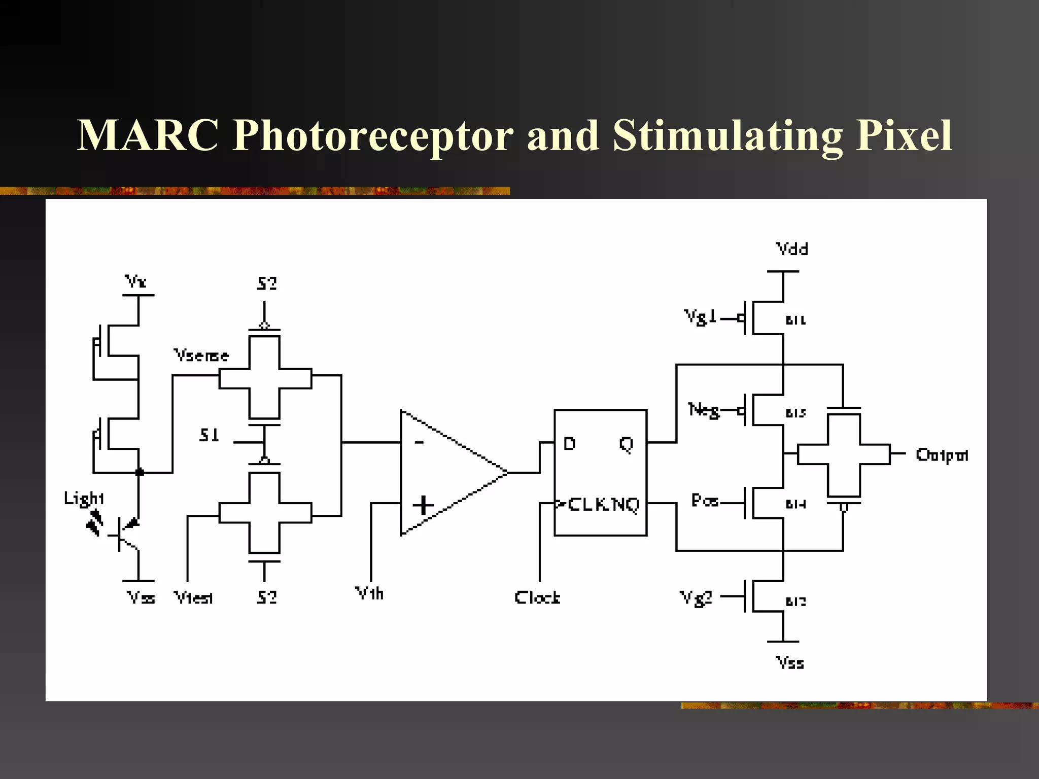 MARC Photoreceptor and Stimulating Pixel
 