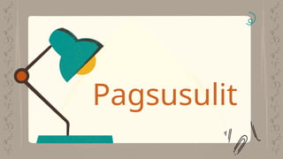 Pagsusulit Animation POWERPOINT PRESENTATION SA AKADEMIKONG SULATIN BIONOTE TOPIC | PPTX