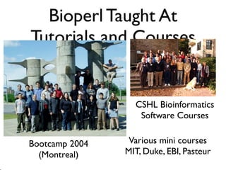 BioPerl: The evolution of a Bioinformatics Toolkit