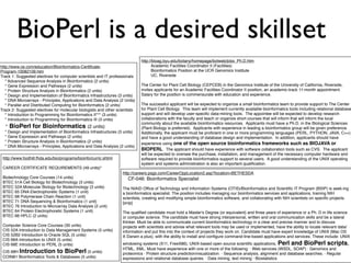 BioPerl: The evolution of a Bioinformatics Toolkit