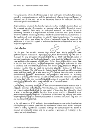 Bio pesticides production | PDF