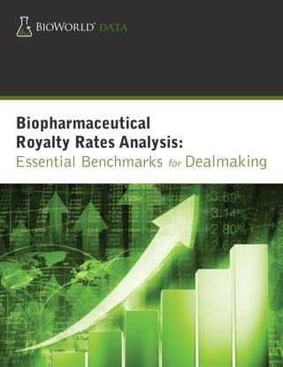 Biopharmaceutical
Royalty Rates Analysis:
Essential Benchmarks for Dealmaking
 