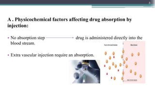 Extravascular Injection Bio pharmaceutics of injectables | PPTX