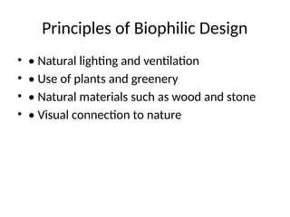 Sustainable Design Innovations: Biophilic Architecture and Adaptive ...