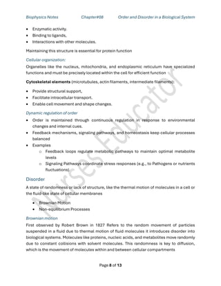 Biophysics Chapter 8 Order and Disorder in Biological System.pdf