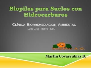 Clínica Biorremediacion Ambiental
Santa Cruz – Bolivia -2006
 