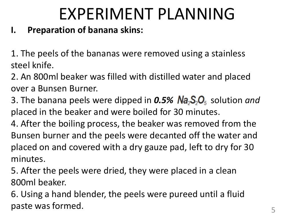 Bioplastic from banana peels