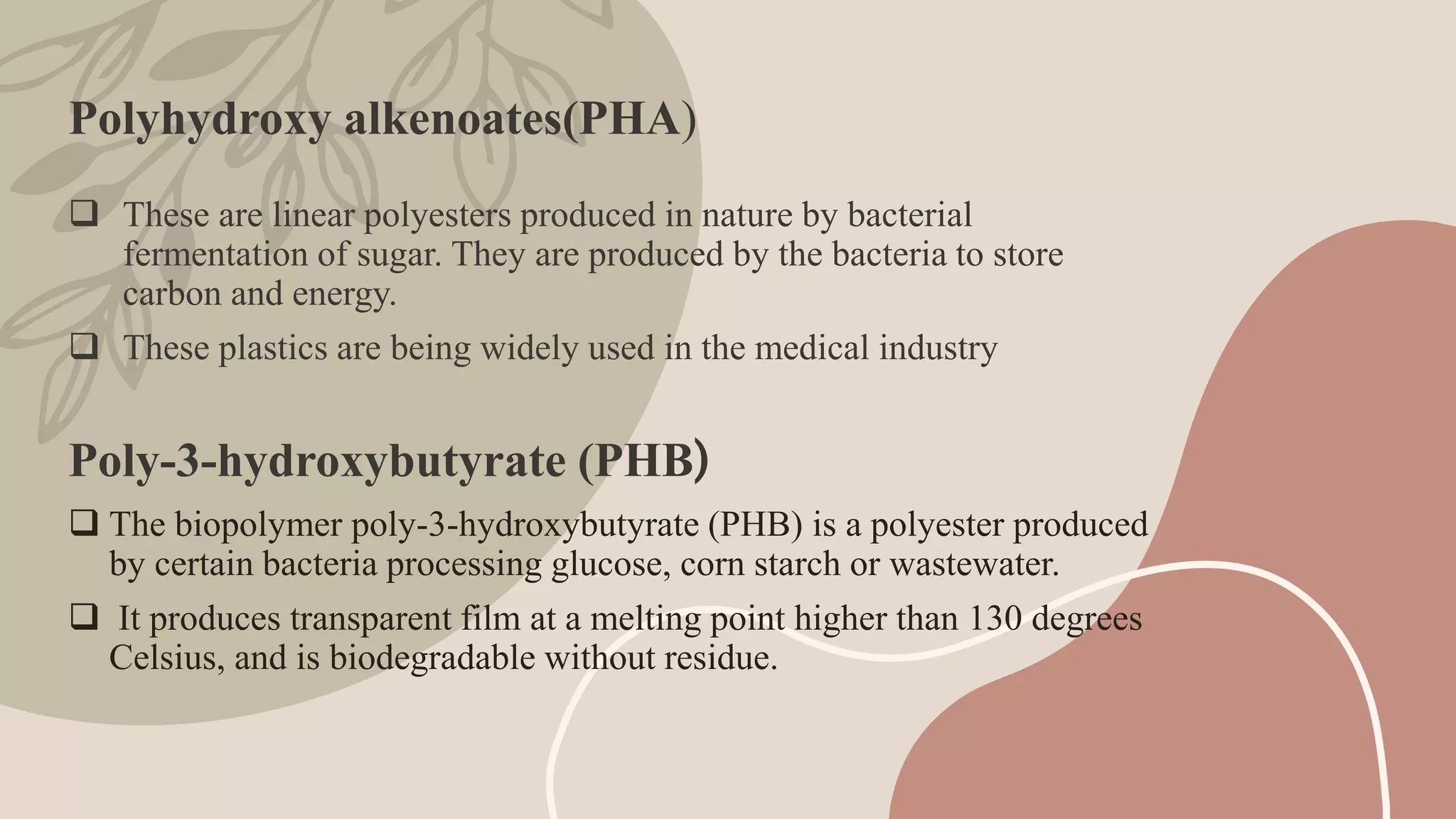 Sugar Polyesters BIOPLASTICS .pptx