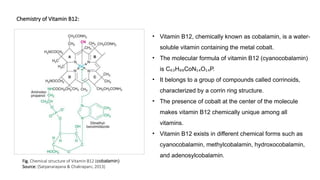Comprehensive Bioprocessing and Industrial Production of Vitamin B12 | PPTX