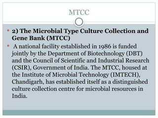 Mtcc Human Bioprocess technology process presentation | PPTX