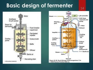 Basic design of fermenter 14
 