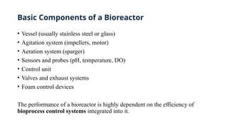 BIOPROCESS CONTROL.pptx presentation industroial | PPTX