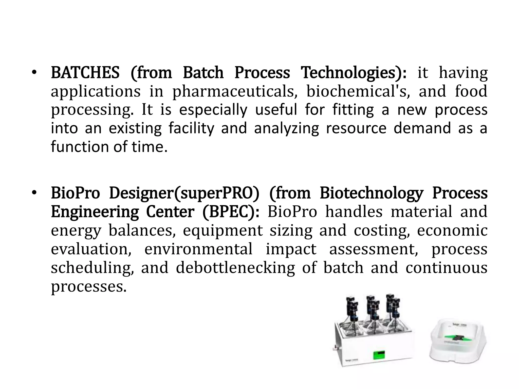 Bioprocess simulation | PPTX