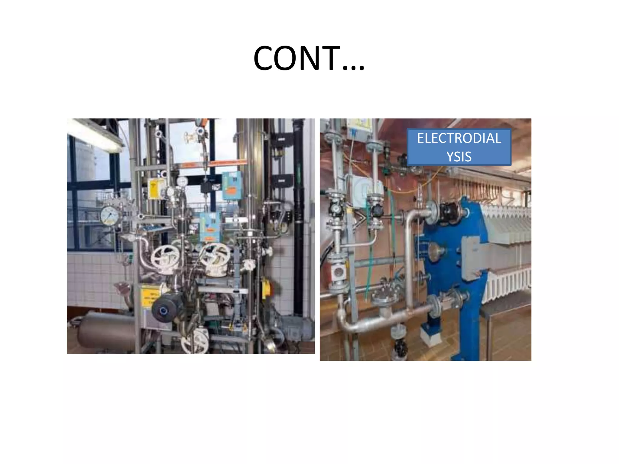 CONT…
ELECTRODIAL
YSIS