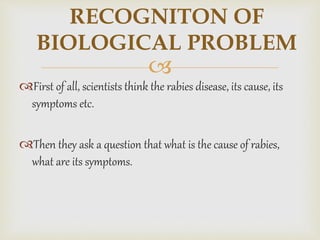 solving a biological problem | PPTX