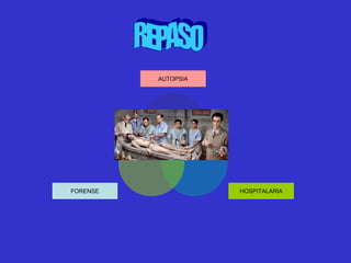 AUTOPSIA
HOSPITALARIA
FORENSE
 