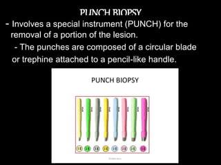 Punch Instrument Biopsy for presentation | PPT