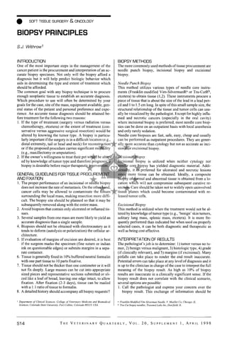 Biopsy principles | PDF