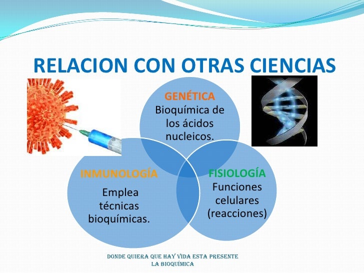 Relacion De Bioquimica Con Otras Ciencias Citas