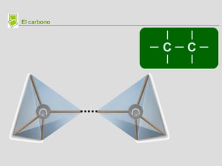 El carbono
C C
 