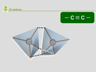 El carbono
C C
 