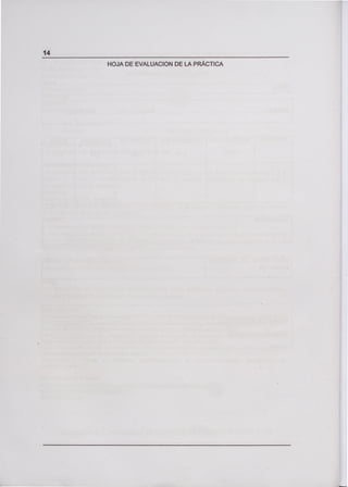 HOJA DE EVALUACION DE LA PRÁCTICA
14
 