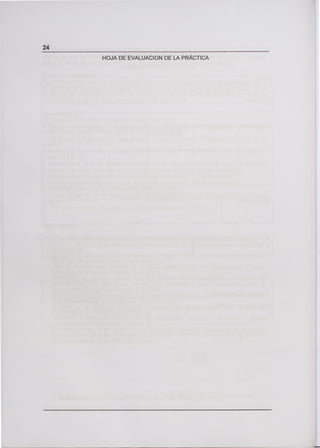 HOJA DE EVALUACION DE LA PRÁCTICA
24
 