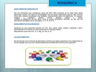 Bioquimica compuestos