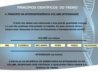 PRINCÍPIOS CIENTÍFICOS  DO TREINO2. PRINCÍPIO DA ADAPTAÇÃO (BASE TEÓRICA DO PRINCÍPIO)Medidas de recuperaçãoAdaptabilidadeCondições de treinoTipo de sobrecargaPROCESSO DEADAPTAÇÃOMétodos de treinoEstação do anoMeios de treinoFatores climáticosConteúdos de treinamentoIdade/SexoFactores psicológicosEspecificidade da sobrecargaFactores biorrítmicosFactores sociaisAlimentação adequada